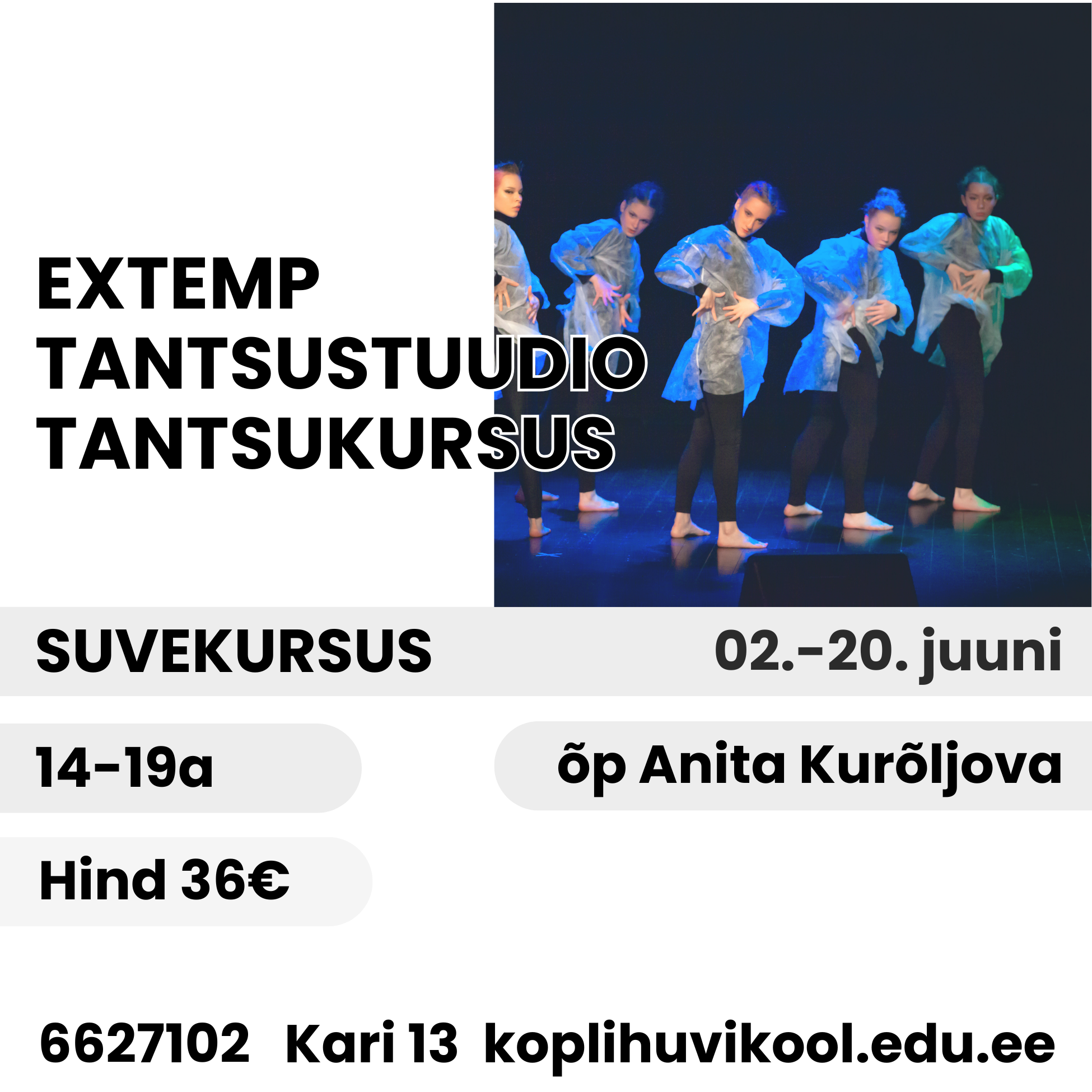 Extemp tantsustuudio tantsukursus